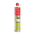 CARTOUCHE 380 ML DE RESINE PR SCELLEMENT FIS HT 380T GRIS AVEC 2 CANULES