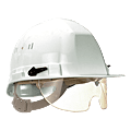 Casque de chantier à lunettes Visiocéanic photo du produit