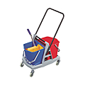 CHARIOT 2 BACS 15 LITRES + PRESSE 
