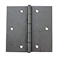 Charnière carrée en acier brut en 100 x 100 mm