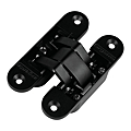 Charnière invisible Médium 180° noir mat pour épaisseur mini 30 mm