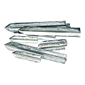 Cheville d'assemblage zamak Tetra