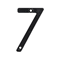 Chiffre alfer alu époxy noir style bâton en 60 mm n° 7