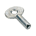 Clé pour cadenas triangulaire