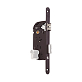 COFFRE A LARDER CLE I BOUT ROND  DROITE D4500R AXE 40MM T.V  NOIR AVEC GACHE