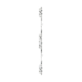 COFFRE PENE DT ET ROULEAU 3 POINTS TET.PL. INOX EN 45MM AXE 30