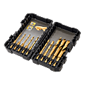 Coffret 10 forets métal HSS-Tin pour visseuses à chocs photo du produit