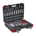 Coffret 172 pièces avec 3 cliquets 1/2'' 3/8'' 1/4''