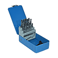 Coffret 25 forets HSS laminés pointe en croix à métaux cylindrique 1/2 photo du produit