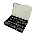 Coffret 270 vis à bois tête fraisée Torx acier zingué bichromaté