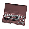 Coffret de douilles traversantes 4012