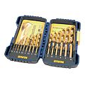 Coffret 15 forets HSS à métaux cylindrique