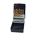 COFFRET DE 19 FORETS HSS TITANE Ø 1 MM A 10 MM