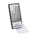 COFFRET DE 5 FORETS SDS + 7X  5-6X115MM LONG UTILE 50 ET 6-8-10 X 165 UTILE 100