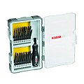 COFFRET DE VISSAGE PRECISION 37 PIECES MULTI-EMPREINTES LG 75MM + TOURNEVIS