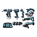 Pack électroportatif 6 machines DLX6045M