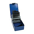COFFRET METAL LAMINE 25 FORETS HSS 1 A 13 MM