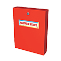 Coffret pour registre de sécurité