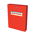 Coffret pour registre de sécurité photo du produit