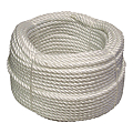 CORDAGE POLYPROPYLENE BLANC 8 MM COURONNE DE 100 METRES - 3KG