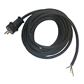Cordon d'alimentation de rechange noir en 3 m, câble H07RN - F 3G1,5