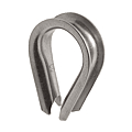 COSSE COEUR INOX A4 POUR CABLE  Ø 3 MM