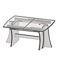 Coulisse de table alu 77