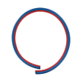 COURONNE DE 20 METRES DE TUYAU JUMELE Ø 6,3MM BLEU/ROUGE  OX/AD