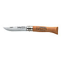 COUTEAU OPINEL VIROLE INOX N° 12 MANCHE BOIS