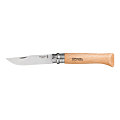 COUTEAU OPINEL VIROLE INOX N°  9 MANCHE BOIS