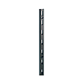 CREMAILLERE NOIRE EN 1,50M SIMPLE PERFORATION PAS DE 50