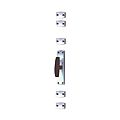CREMONE APPLIQUE AC.Z. CSI 01 BOUTON NYLON
