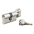 CYLINDRE A BOUTON NICKELE EN 60 B30 X 30 SUR N° 24252