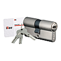 CYLINDRE DOUBLE ISEO IS-R6 NICK 30 X 40 S ENTROUVRANT OU SUR N°, AVEC 3 CLES