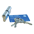 CYLINDRE DOUBLE P EXTRA PRO 30 X 60 MM NICKELE VARIE AVEC 3 CLES