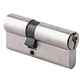 CYLINDRE DOUBLE V5 PRO NICKELE 30X30 SUR OC, OU SUR NUMERO, AVEC 3 CLES