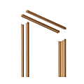 Kit d'huisserie avec couvre-joint intégré
