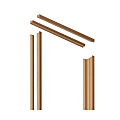 Kit d'huisserie avec couvre-joint intégré