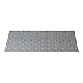 DALLE PODOTACTILE VINYLIQUE AVEC BUTYL 815X400 AUTO-ADHESIF EXTERIEUR GRIS