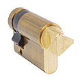 DEMI-CYL 30 X 10 TRIANGLE POMPIER  T14 LAITON POLI