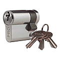 DEMI CYLINDRE CHANTIER 30X10MM NICKELE EN40MM PANNETON STANDARD VARIE ECOPRO