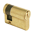 Demi cylindre 10 x 50 mm en laiton qualité économique de chantier