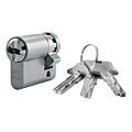 DEMI CYLINDRE SUR PG/PP ON-TRA 30+10 AVEC 3 CLES REVERSIBLE+CARTE