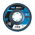 DISQUE A LAMELLES PLAT Ø 125 MM BDX GRAIN 60  ZIRCONIUM AUTO AFFUTANT