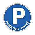 Panneau d'obligation rond