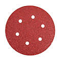 DISQUE PAPIER AUTO-AGRIPPANT Ø 150 MM 6 TROUS 1919 GRAIN 40 ROUGE