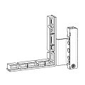 DOUILLE CONTRE-COUDEE GAUCHE UNI JET M6 AXE A 13 MM RECOUVREMENT DE 20 MM