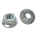 ECROU A EMBASE CRANTEE  ZINGUE Ø 8 MM 