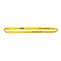 ELINGUE TUBULAIRE SIMPLE GAINE PU JAUNE CAPACITE 3000 KG LG.3M CE