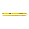 ELINGUE TUBULAIRE SIMPLE GAINE PU JAUNE CAPACITE 3000 KG LG.4M CE